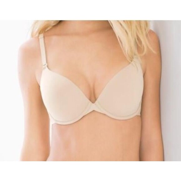 Soma Padded Beige 0716 Memorable Full Coverage Underwire Bra Sz 34B - Picture 1 of 5